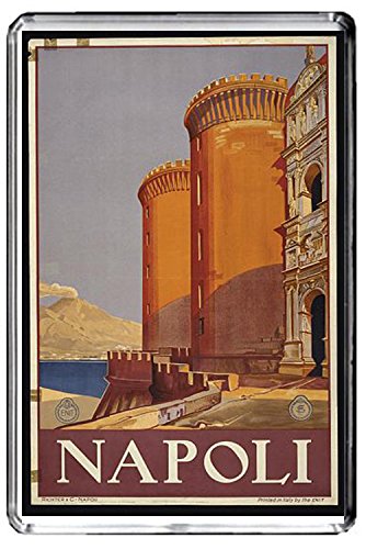 A171 NAPOLI AIMANT POUR LE FRIGO ITALY TRAVEL VINTAGE REFRIGERATOR MAGNET