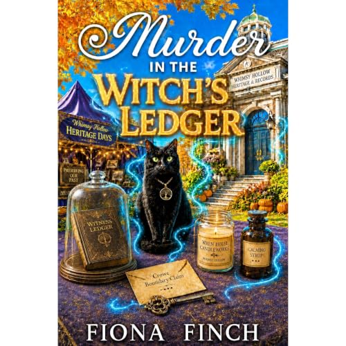 Murder in the Witch&rsquo;s Ledger Audiolibro Por Fiona Finch arte de portada