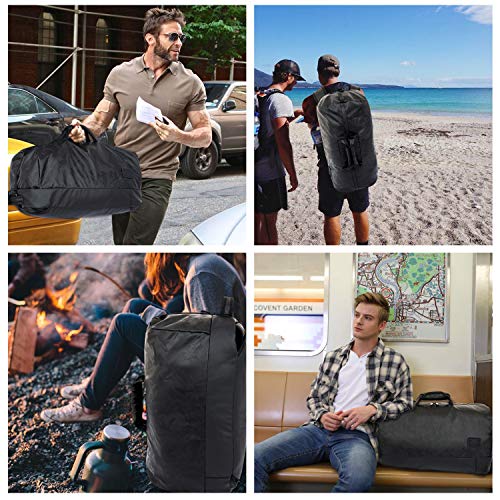 X RAY Gym Bag Backpack, Waterproof Camo Duffel Bag For Men and Women, Outdoor Travel Weekender Overnight Rucksack Duffle