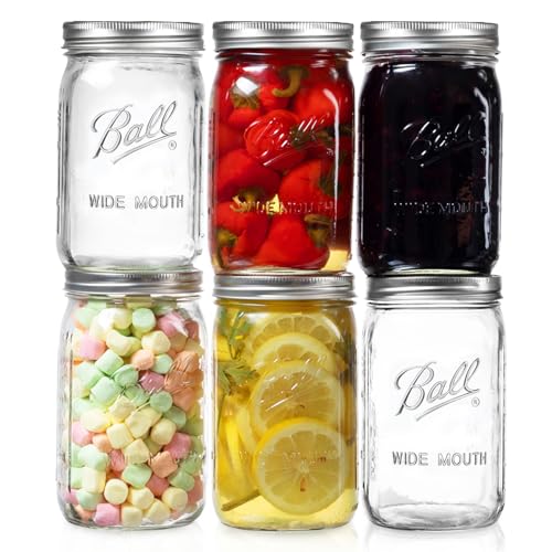 Ball Wide Mouth Mason Jars 32
