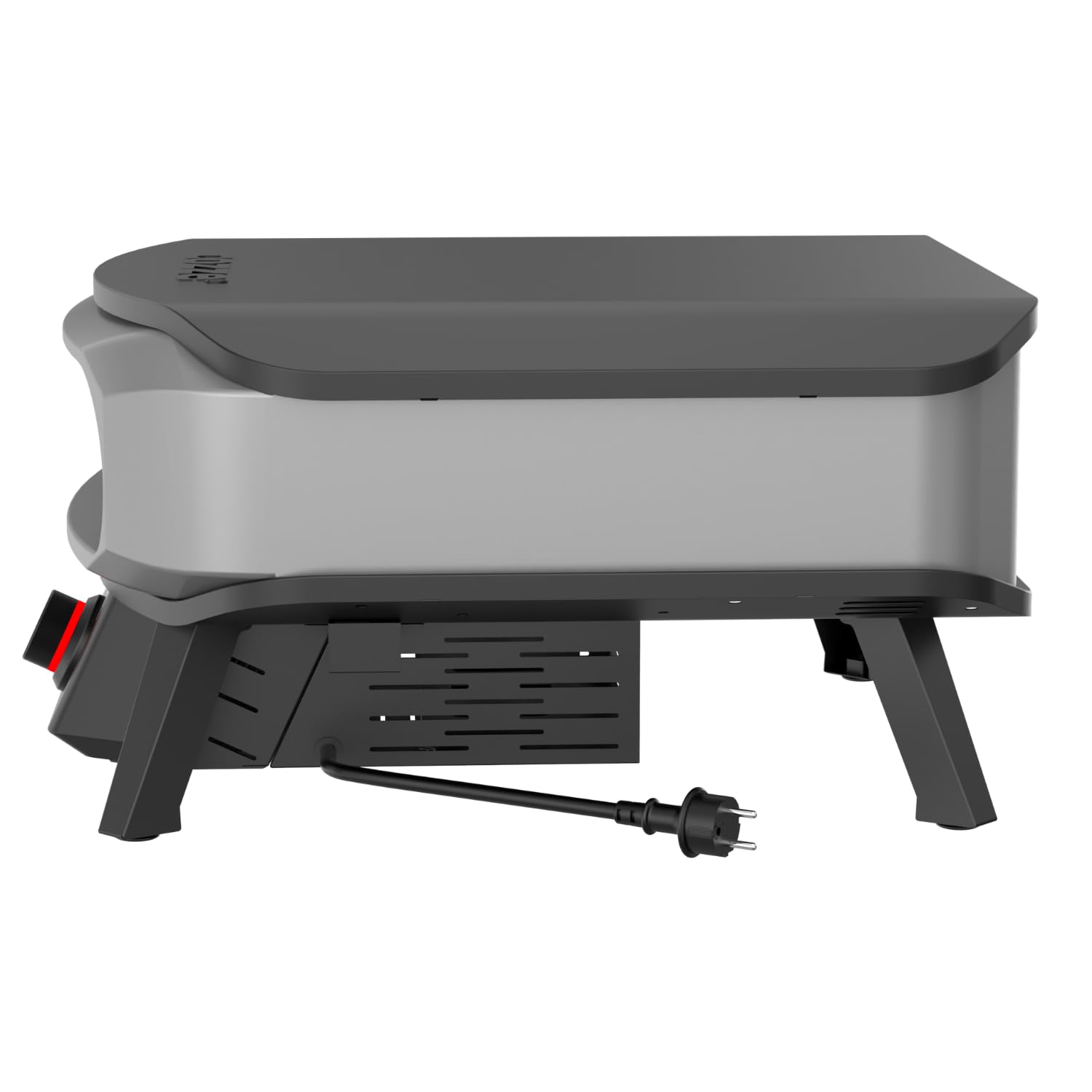 cozze® 17" PREMIUM ROTATE Pizzaofen Elektrisch mit Drehstein inkl. Regler und 2 m. Stecker, 230V – Perfekt für knusprige Pizzas