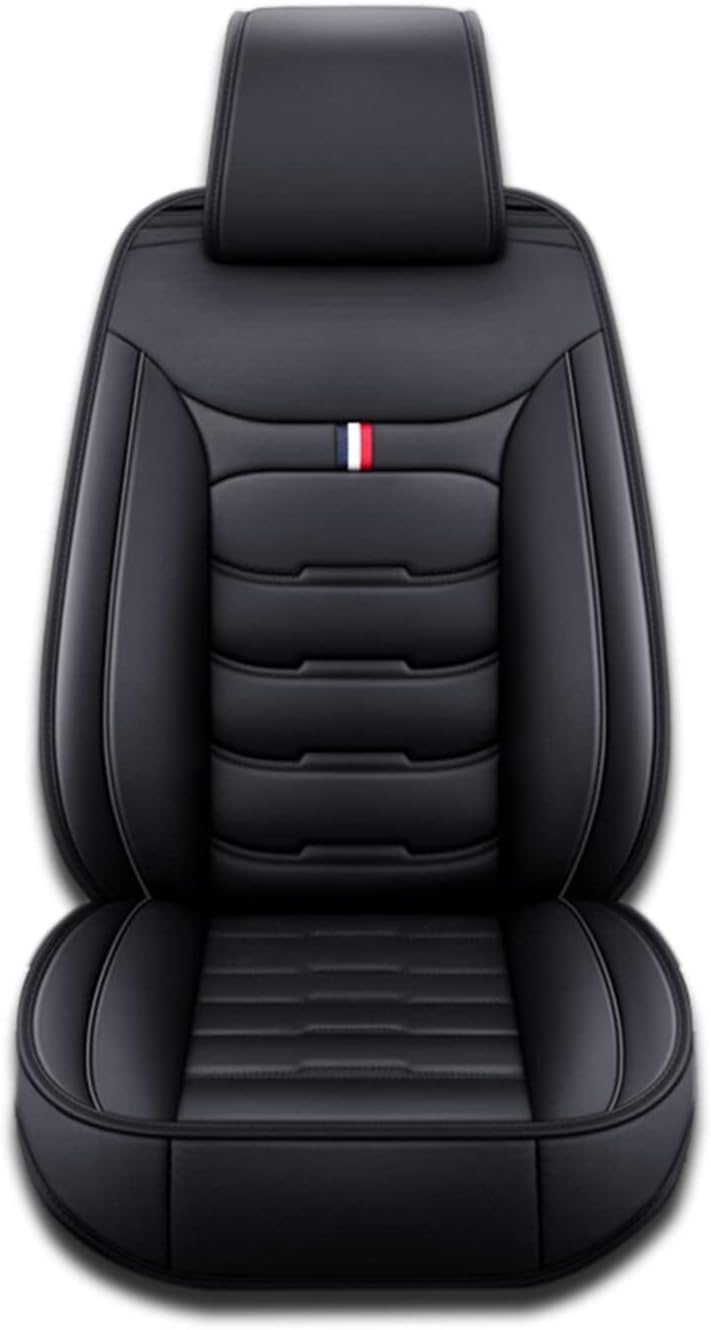 Set Coprisedili Auto per Mercedes Benz Clase C C220d W206 C300 W206, Copri-Sedile Pelle Copri Sedili Impermeabile Coprisedile Anteriori Posteriori Accessori,Black