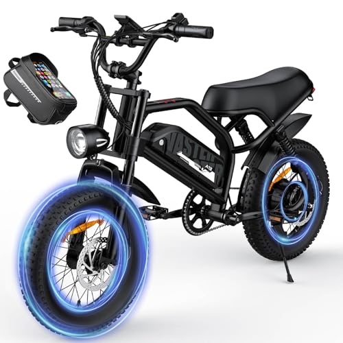 AVDLBIKE Electric Bike, 16'' Fat Tire E-Bike for Teens &Child/Adults,