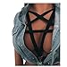 Produktbild KEERADS Harness Damen BH, Body Brust Harness Büstenhalter Elastischer Käfig BH Cage Bra,13 Arten von Stil Bandage Strappy BH (XL, I)
