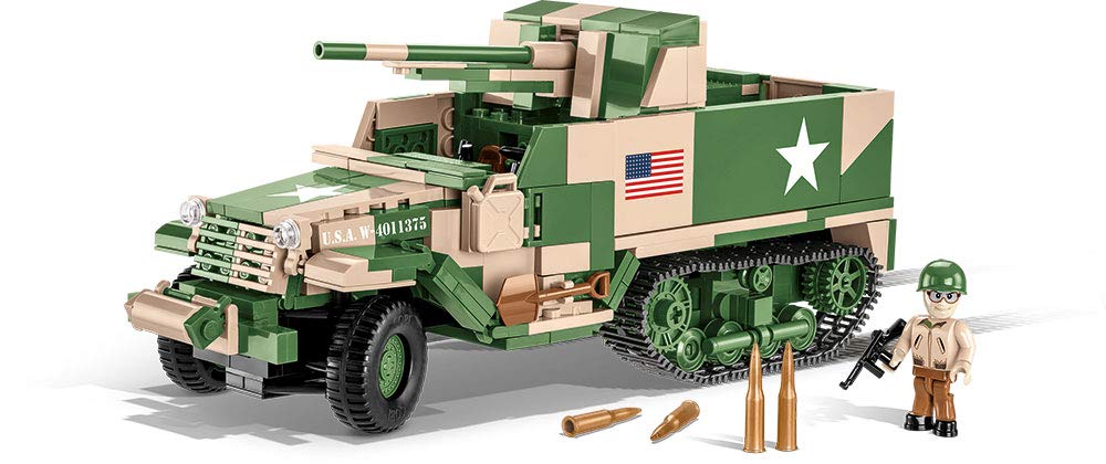 COBI Historical Collection M3 Gun Motor Carriage, Beige, Green