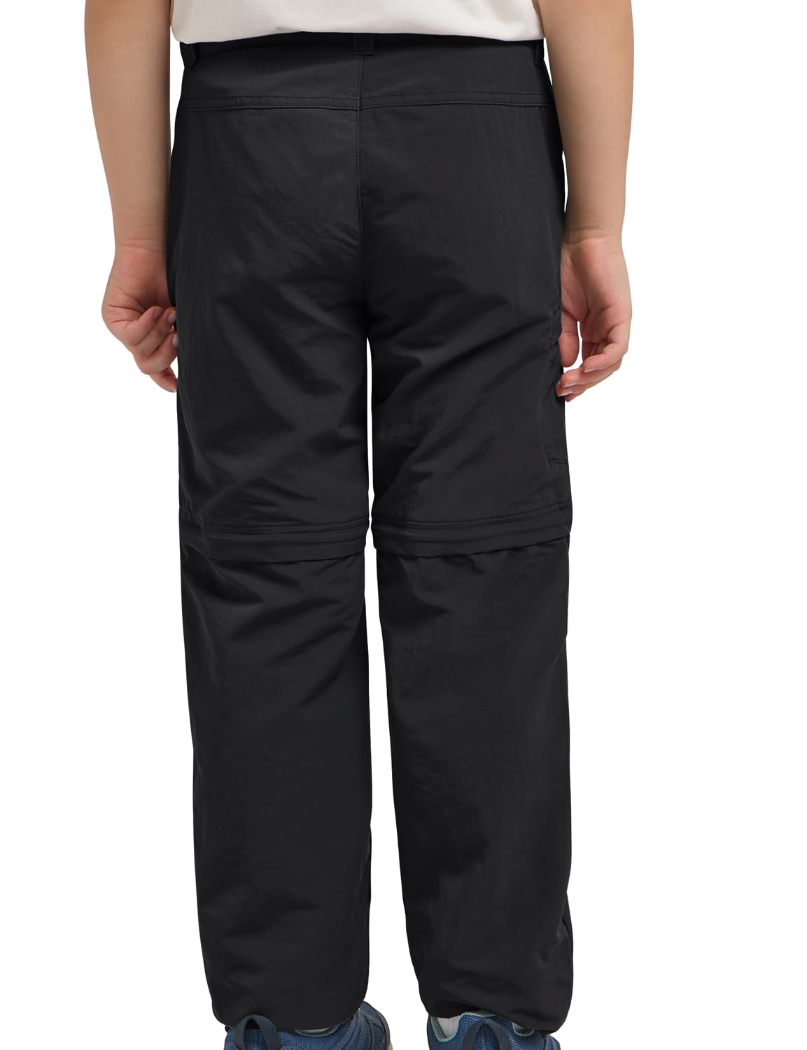 Jack Wolfskin - Safari Zip Off Pants K, Pantalones al Aire Libre niños Unisex, Black, 104 -