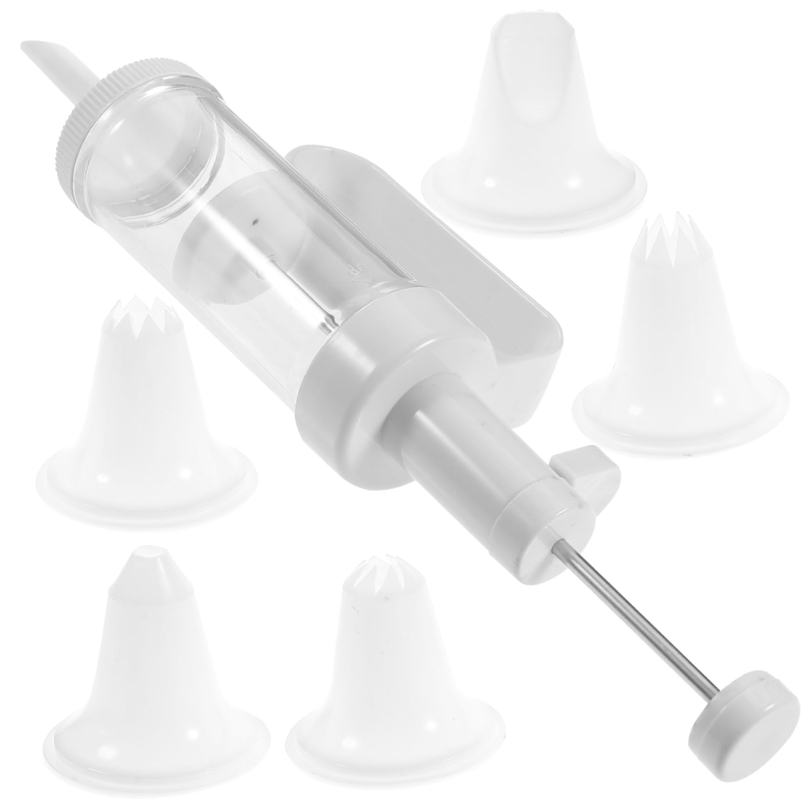 ABOOFAN 1 Set Baking Tools Cookie Press Kit Grip Biscuit Maker with Decorating Tips for Cake Decorating DIY Pastry Projects Easy to Use Clean Random Color