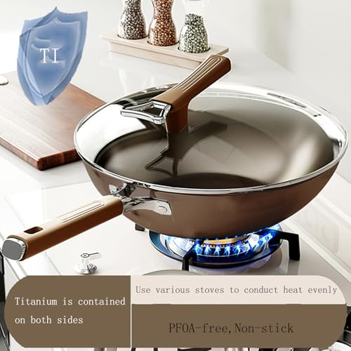 Wok de Aleación de Titanio 32CM miniatura 5