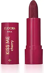 Eudora Kiss Me Cherry Batom Hidratante Vermelho Cereja Divina 3,7g