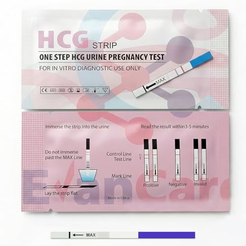 Daozhogo 80 Stück Easy Home Schwangerschaftstest Ovulationstest 10 Miu Schnelles Schwangerschaftstest Frühtest 10 Miu