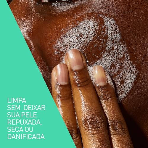 CeraVe, Refil Gel de Limpeza Facial Para Pele Normal a Oleosa, com Ácido Hialurônico e Niacinamida,