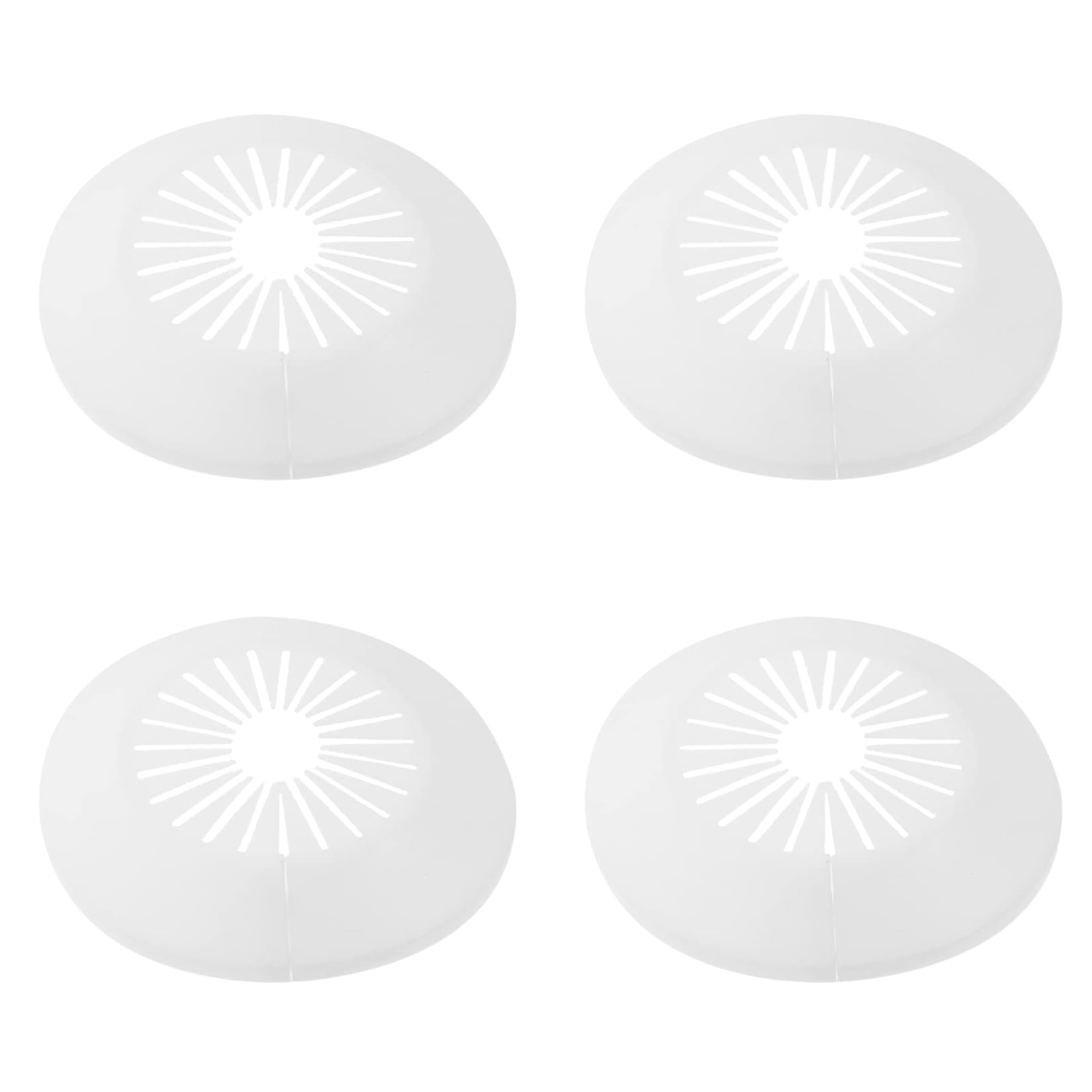 Universal Water Pipe Cover, White, PP Plastic, 30mm-55mm, 4 Inch Wall Flange Escutcheon for Radiator Drain Line, 4 Pieces-image-23
