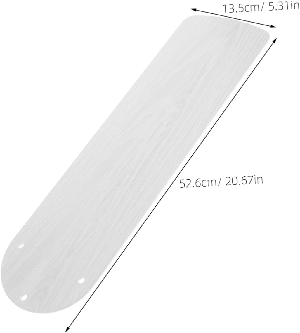 Zerodeko Replacement Ceiling Fan Blades Wood Grain Walnut Plastic Fan Leaves for Living Bedroom Dining