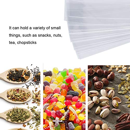 Pretzel Bag 200 Pcs Clear Pretzel Rod Bags 2 X 10.8 Inch Self Adhesive Bag Clear Flat Treat Bags For Donut Bars Candy(2 X 10.8 Inch) #TOP3