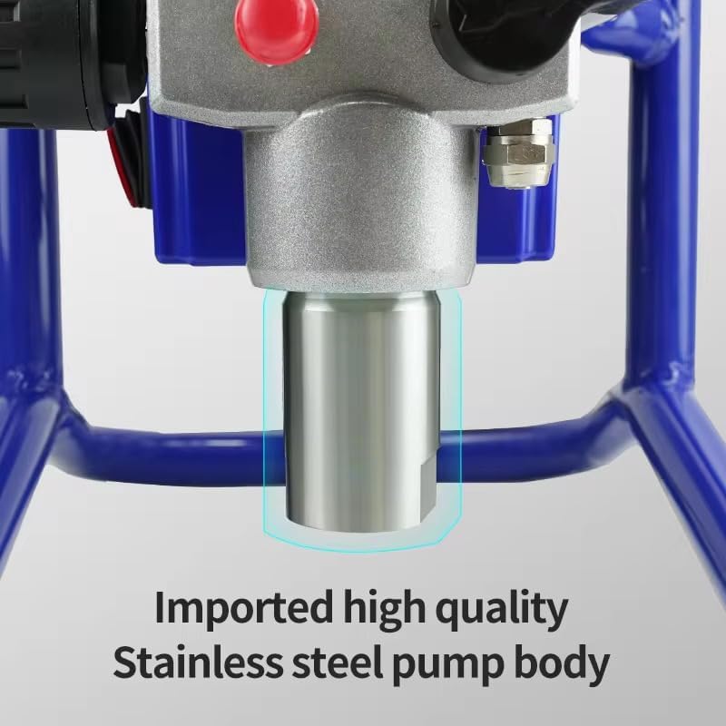 Image of TOMAHAWK APS-9470 1800W Airless Paint Sprayer Machine 3000 PSI High Pressure 2.0 L /Min Flow Rate 519 Multipurpose Nozzle 100% Copper Motor Supports Water & Oil Based Paint Professional Paint Sprayer
