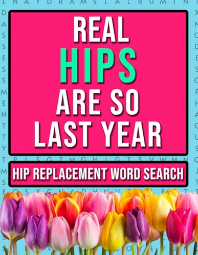 Hip Replacement Word Search: Funny Post Op Recovery Activities For Women & Men image 2
