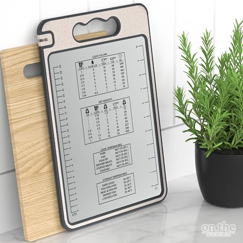 Tabla de Cortar Rectangular de Acero Inoxidable y PP de Paja de Trigo con Afilador Integrado y Ranuras para Jugo, 36.5 x 25.0 cm miniatura 3
