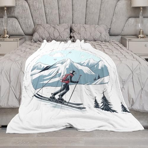 Couverture polaire ski haut de gamme légère et chaude toutes saisons - 6