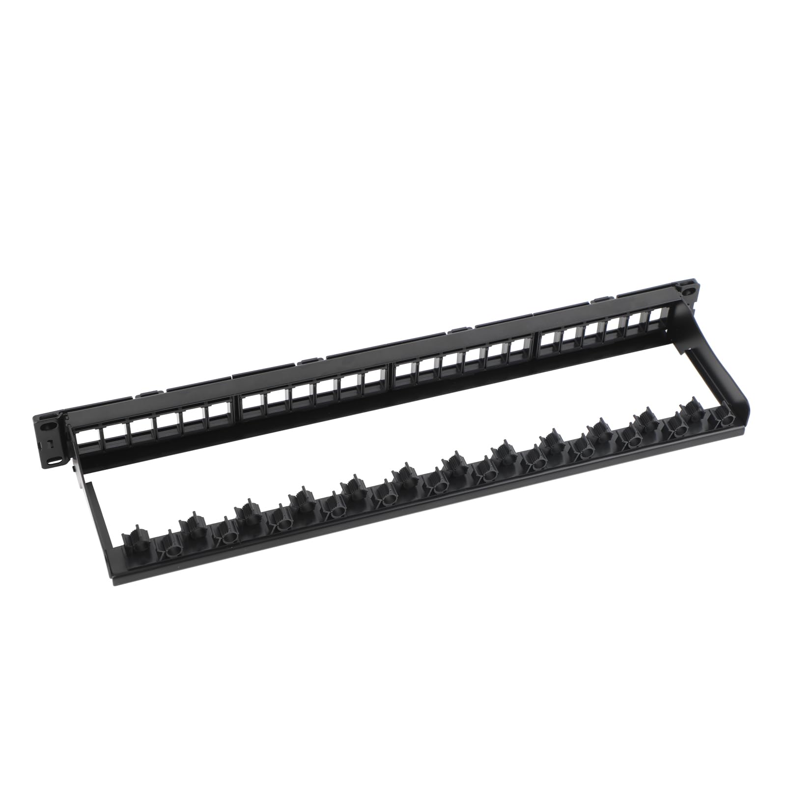 1 Stück 24 Port Patchpanel Patchfeld 1 HE 19 Zoll - Abnehmbar