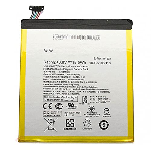 BATTERIA SICURA: Batteria per Asus con componenti elettronici sicuri con protezione da sovraccarico e cortocircuito.