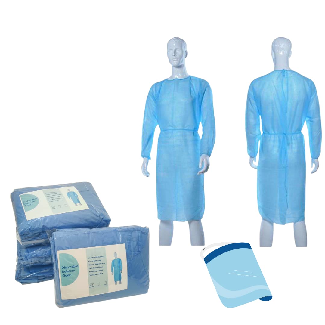 Disposable Isolation Gown 5 pcs/pack free size