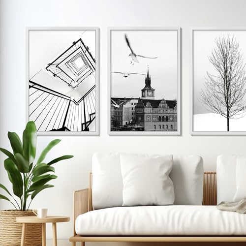 Image of LaVie Home 18x24 Picture Frame for Wall Display, 18x24 White Picture Frame with HD Plexiglas, 18 x 24 Poster Frame 1 Pack, Display Frame for Vertical or Horizontal, Classic Collection
