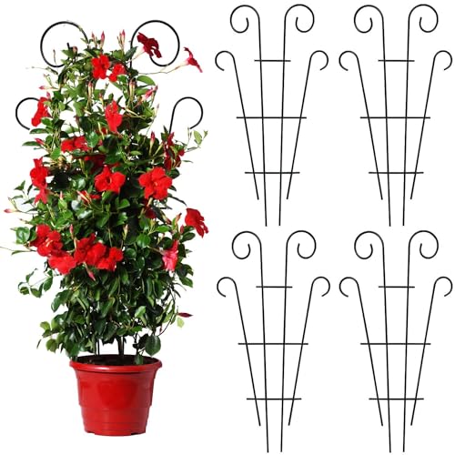 Mklsit 4 Pack 32'' Trellis for Potted Plants, Metal...