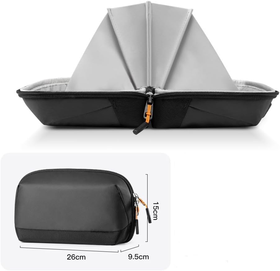 BRAVECOW Elektronik-Zubehoertasche: Der ultimative Kabel-Organizer für stressfreies Reisen!