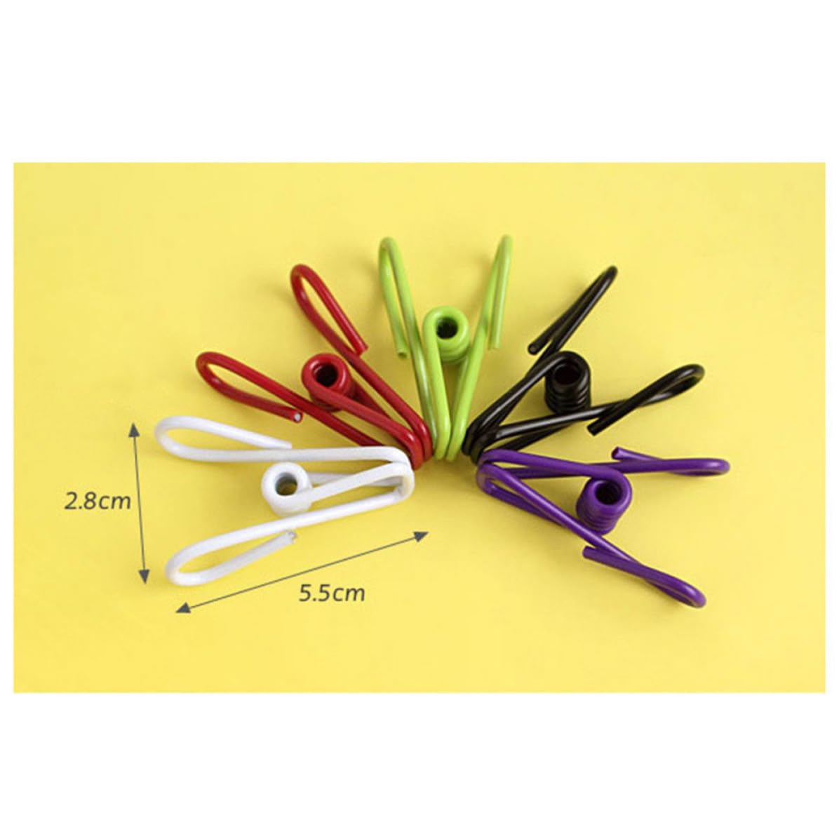 para Ropa de Acero Inoxidable Resistentes Prueba de Viento Color Aleatorio Juego de 50 Pinzas Multiusos Hogar y Secado al Aire Libre