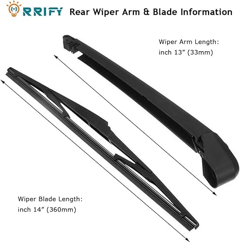 Miniatura 2 de Juego de limpiaparabrisas trasero 85241-AE010 EG21-67-421 para Toyota Sienna 2004-2010, para MAZDA CX7 2007-2012, para MAZDA CX9 2007-2015