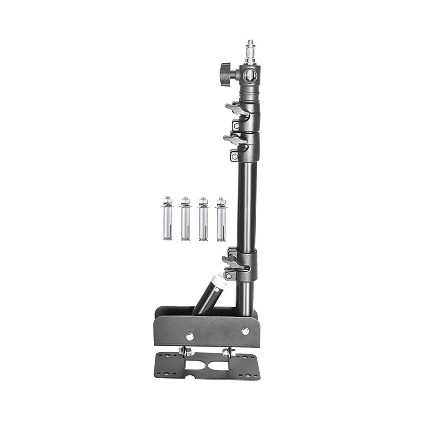 Brazo Articulado de Montaje en Pared, Soporte de Pared para Trípode, Fácil Instalación, Brazo Articulado Triangular de Montaje en Pared con Base Trian