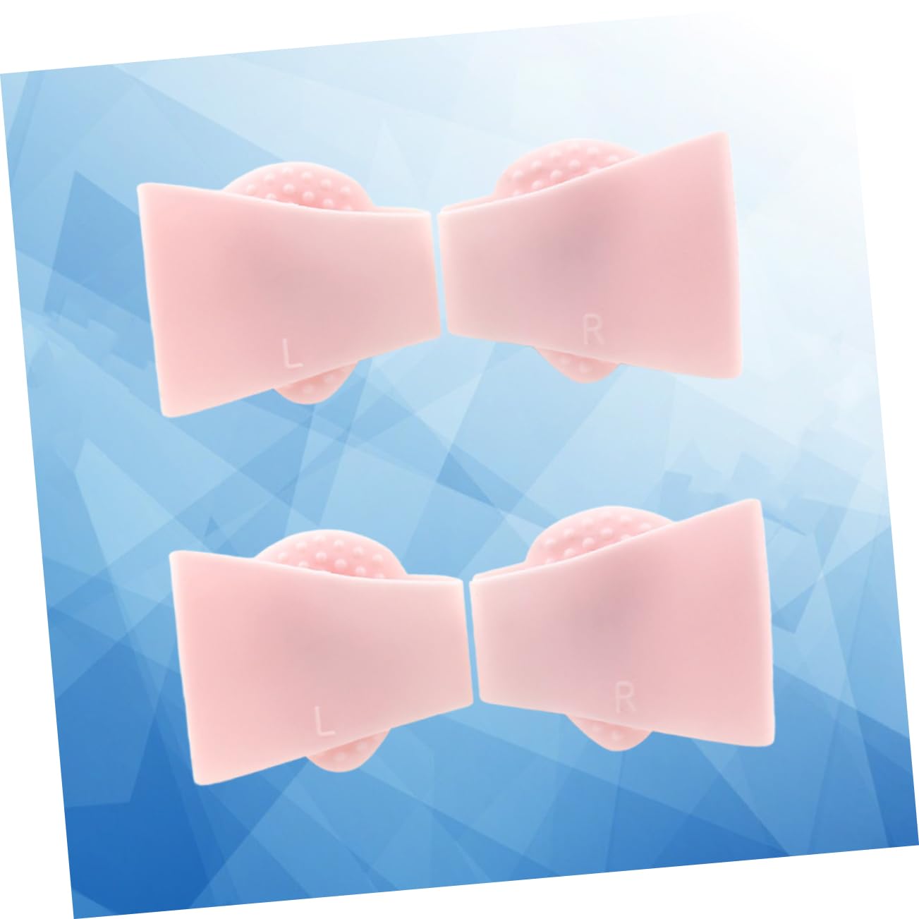 COOLHIYA Foot Arch Support Pads Arch Braces for Comfortable Foot Care Pink 2 Pack