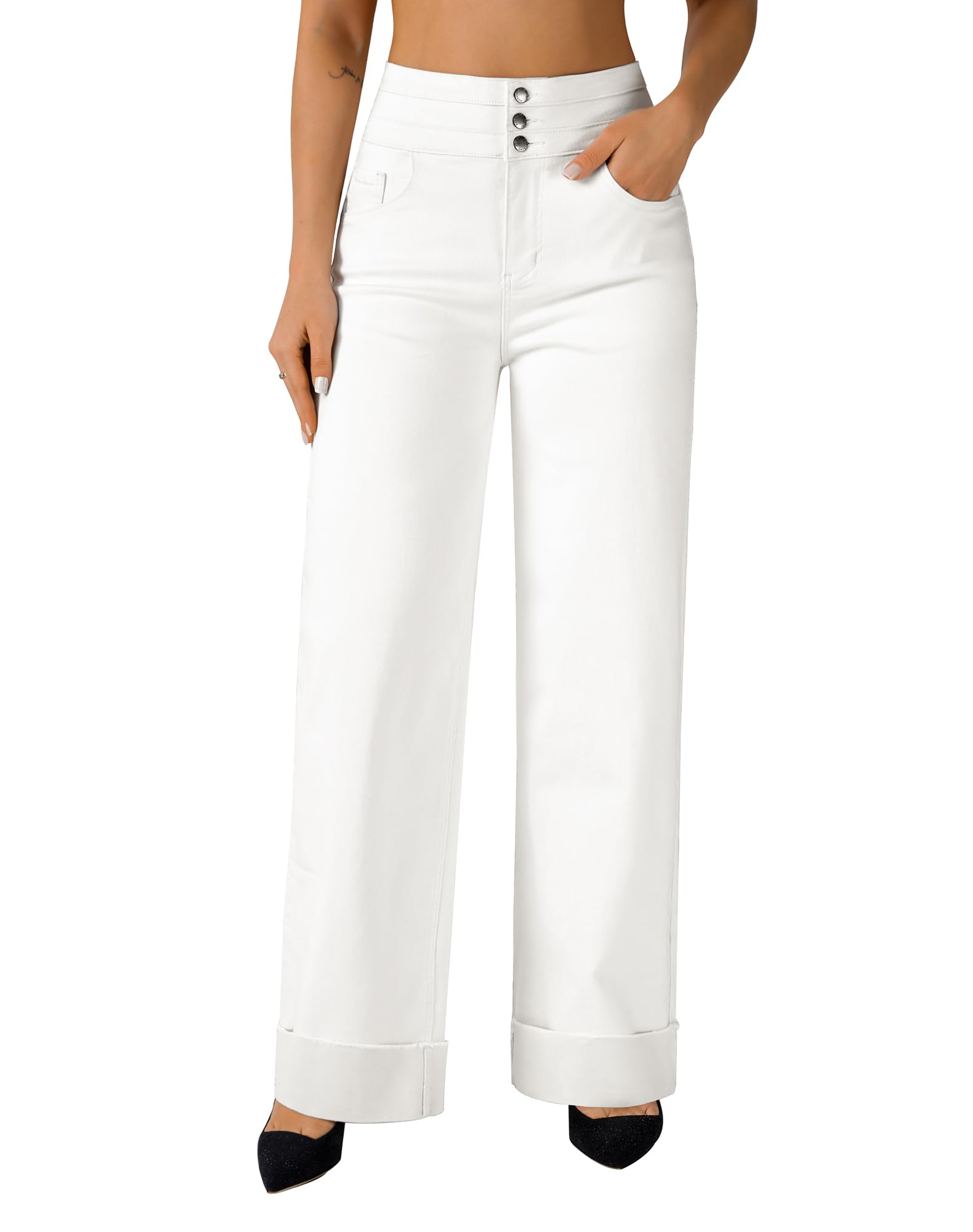 Roswear Wide Leg Jeans