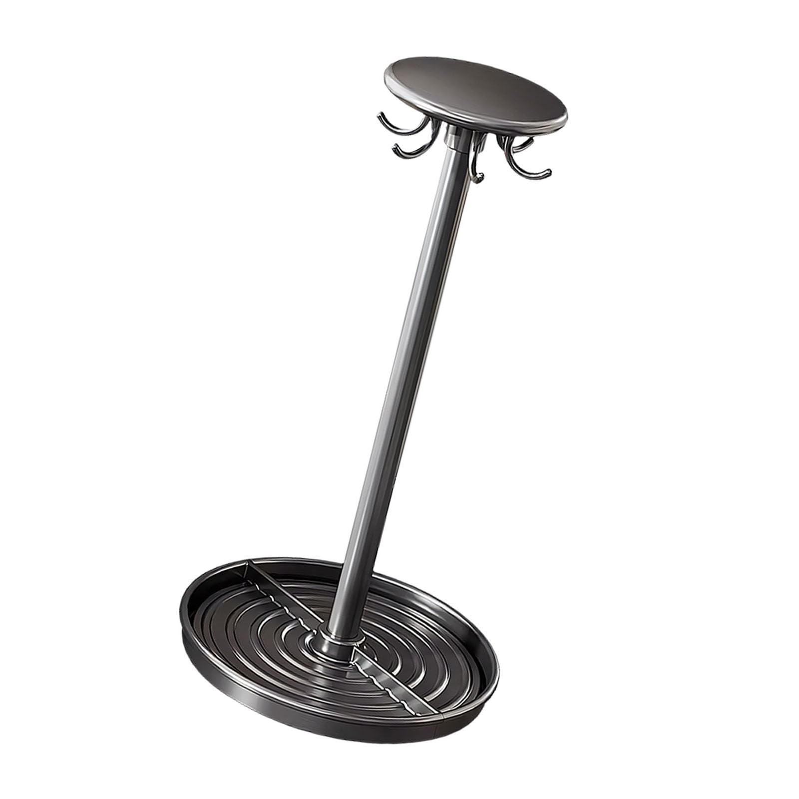 Buxuaaaa Duty Rotating Wall Mount Hook Rack Featuring Sturdy ABS Base Perfect for Kitchen Bathroom Storage Heavy Duty Kitchen Hook