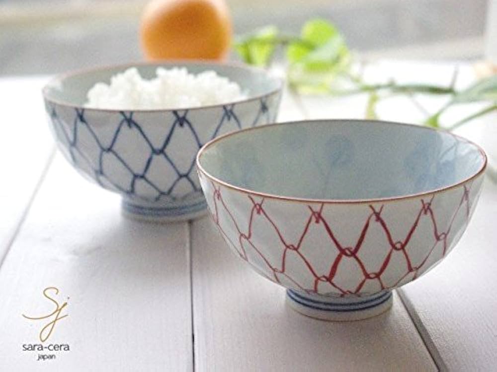 赤い梅の花の陶器飯碗 赤絵梅散し 飯碗 ｜ 有田焼の源右衛門窯公式オンラインショップ