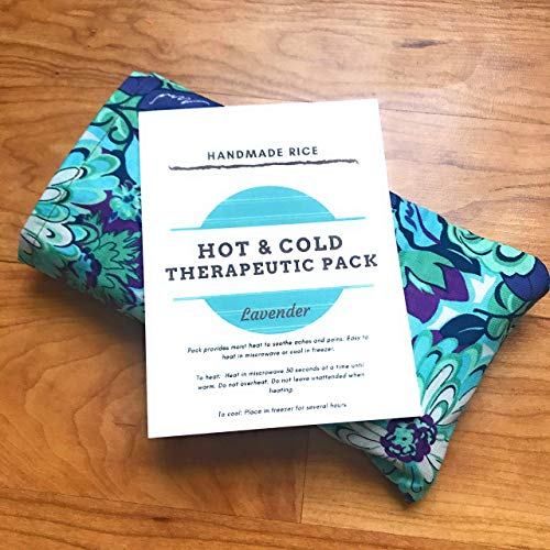 Lavender Scented Rice Filled Microwavable Heating Pad & Ice Pack Handmade Products