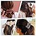 16 Scrunchies for Women - Satin Hair Ties and Bands, Big Ponytail Holders for Thick, Curly Hair, Cute No-Crease Pony Tails, No Damage
