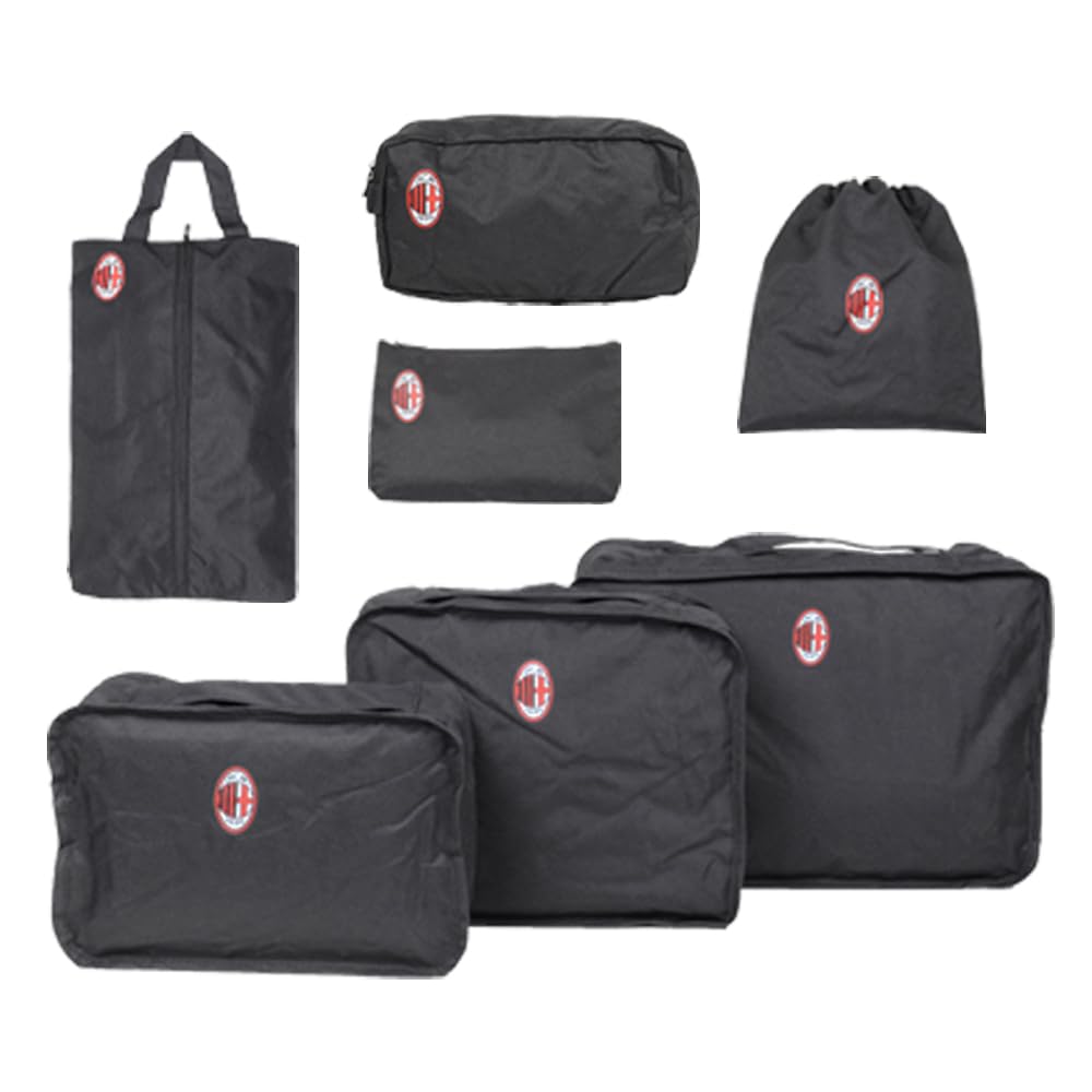 AC Milan Unisex 141855 7-Piece Set, Black