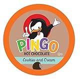 Pingo Single-Cup Hot Cocoa for Keurig K-Cup Brewers, Cookies and Cream, 40 Count