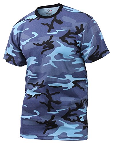 Sky Blue Camouflage T-Shirt (2X-Large)