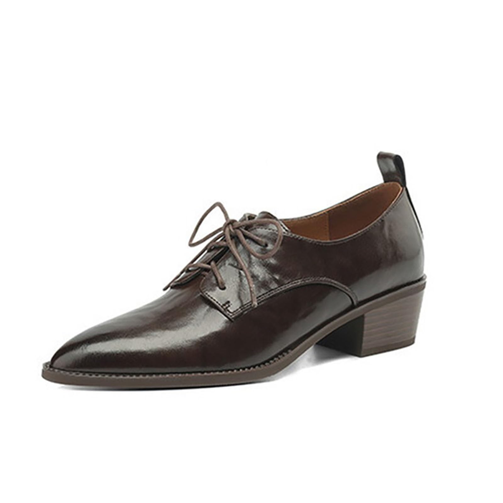 Scarpe da Donna Oxford Eleganti Allacciate Mary Jane Antiscivolo
