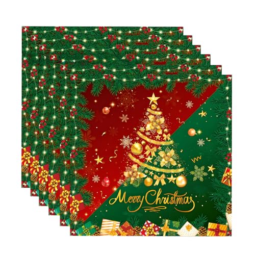 Servietten Weihnachten, Weihnachtsservietten Mit Motiv, Festliche...