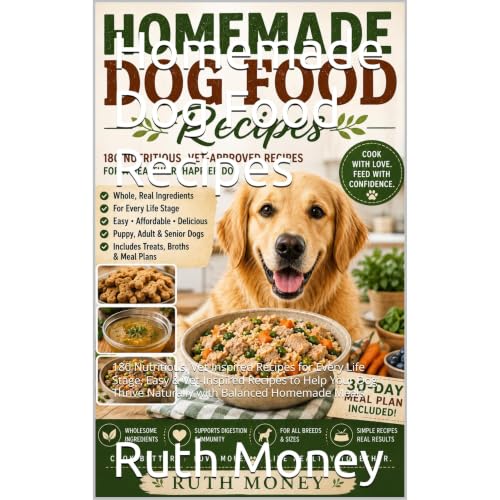 Homemade Dog Food Recipes Audiolibro Por Ruth Money arte de portada