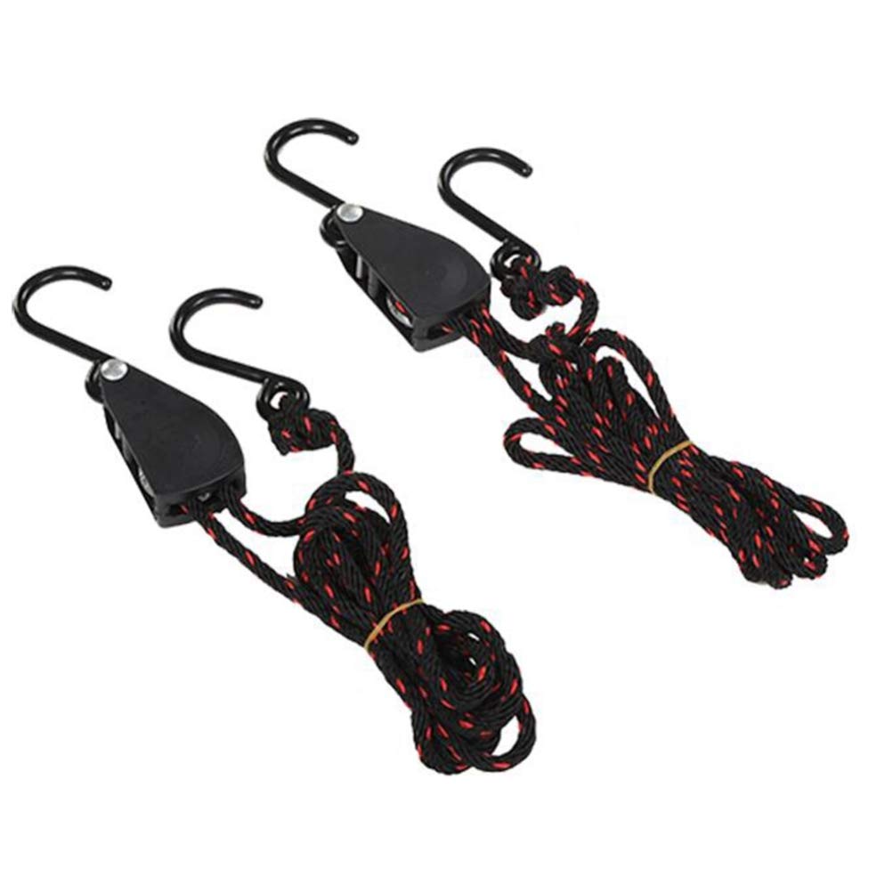 2 Pcs Boat Tie Downs Ratchet Straps Tie down Straps Canoe Tie down