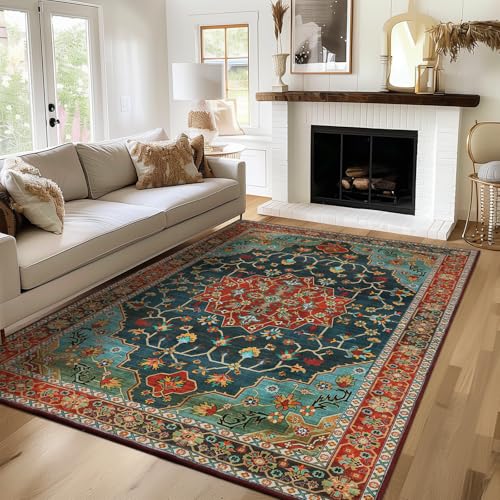 Tapete decorativo Boho WILLSUN 3x5 para interior lavable miniatura 3