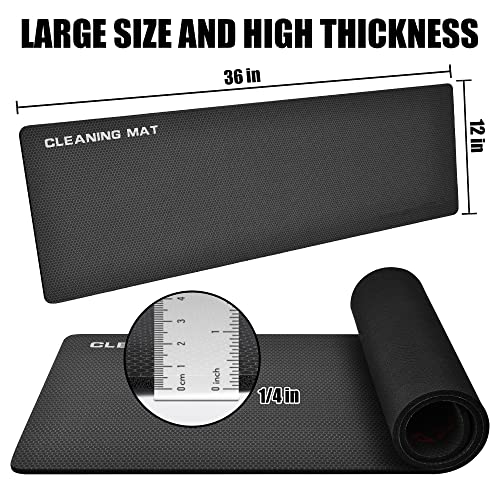 Cleaning Mat, 12"X36" Large Cleaning Pad, Waterproof, Oil Resistant And Non-Slip #TOP1