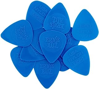 Ernie Ball Nylon Guitar Picks, Thin, 12-pack (P09135)