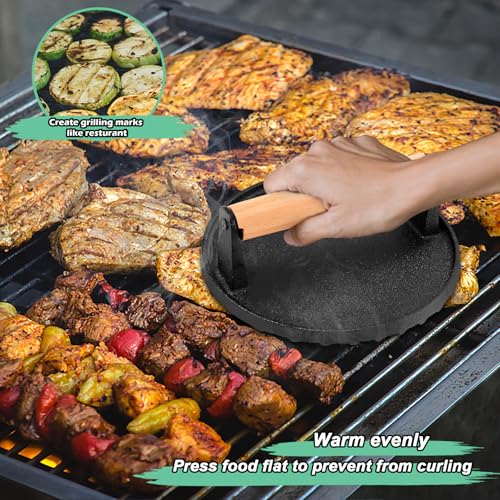 Kit para Parrilla HaSteeL con Dome y Prensa de Hierro Fundido miniatura 6