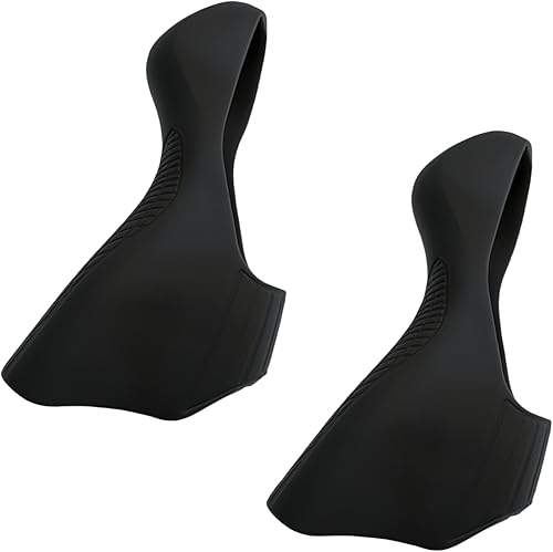 Manetas de freno de bicicleta capó compatibles con Ultegra ST-R7000 ST-R8000, par de negro