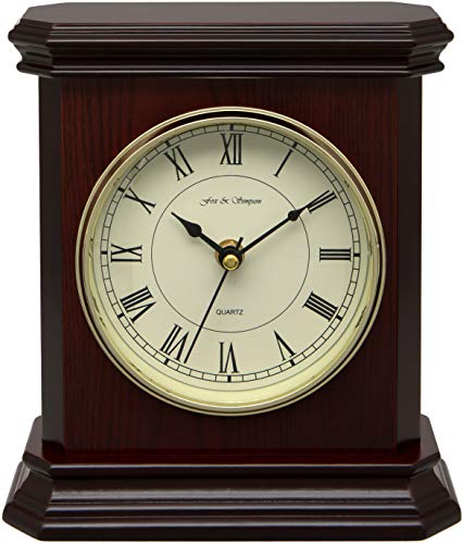 Fox and Simpson - Reloj de Mesa (Madera de Caoba)